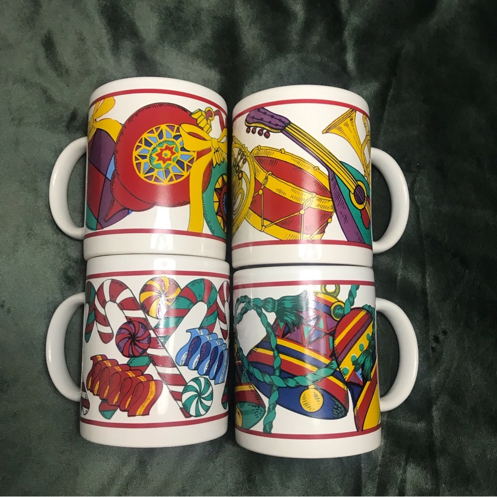 Christmas Holiday Splendor Mug By Riviera Van Beers For Signature Housewares Inc